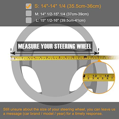 SEG Direct Steering Wheel Cover 14-14.25 inch Heavy-Duty - Image 5