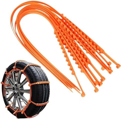 2026 Upgrade Tire Traction Straps, Universal Anti-Skid Zip Tie Tire Chains by Unknown