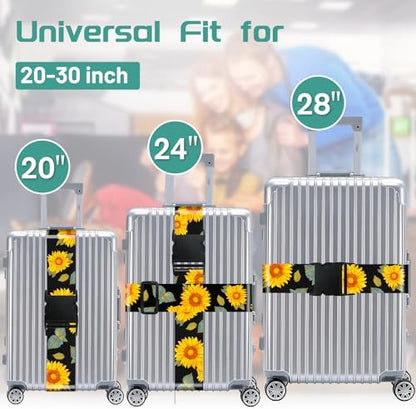 Slohif Luggage Straps for Suitcases Travel Belt Accessories Luggage Connector - Image 3