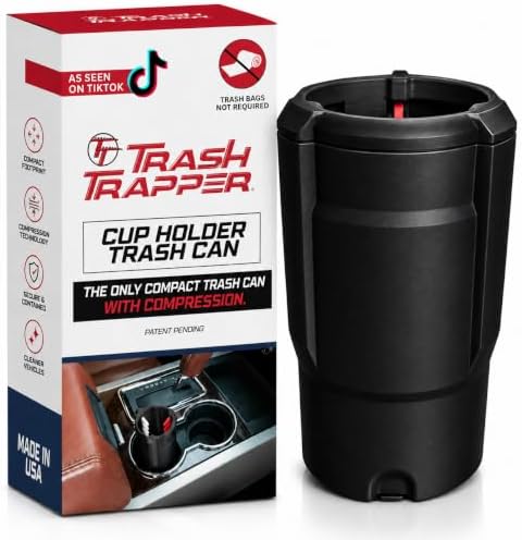 Trash Trapper Car Trash Can Cup Holder | Trash Can by TrashTrapper