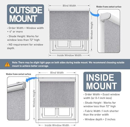 AOSKY Blackout Cordless Roller Shade - Image 6