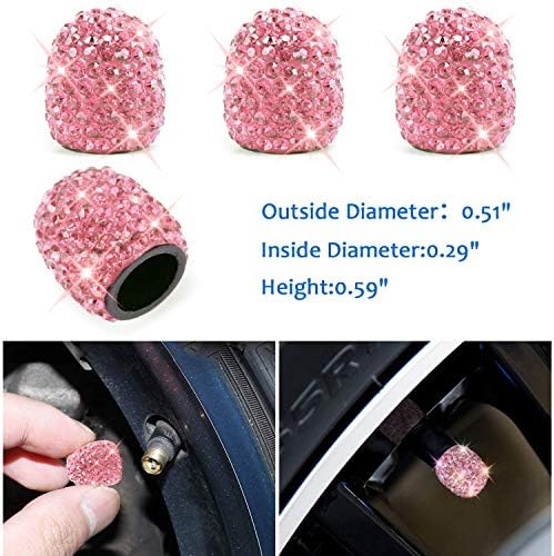 ToBeQueen Pink Accessories Set for Women -15pcs, Head Rest Rings, Car Adapter - Image 6