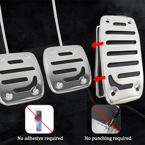 3PCS Non-Slip Pedal Covers for Manual Transmission Vehicles - Image 5