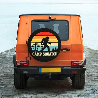 Camp Squatch Spare Tire Cover Waterproof Wheel Cover 14 Inch Universal Fit - Image 2