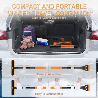 LivTee 32" Extendable Ice Scraper & Snow Brush - Image 5