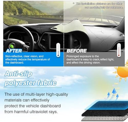 Cartist Dash Cover for 2019-2025 Chevy Silverado 1500 2500HD 3500HD - Image 4