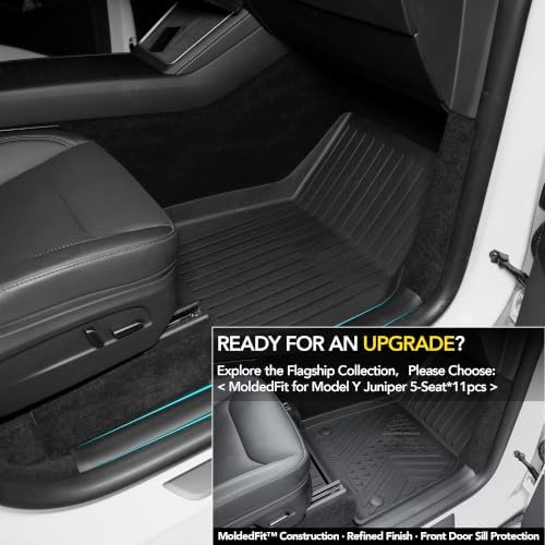 SUPER LINER Tesla Model Y Floor Mats 2025 2026 2027 11-Piece Set TPE - Image 4