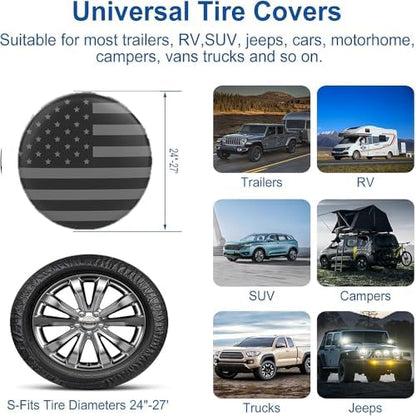Waterproof Leather Spare Tire Cover - Image 5