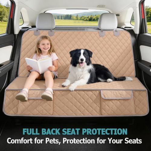 Bark Lover Dog Car Seat Cover for Back Seat Waterproof Backseat Protector - Image 6