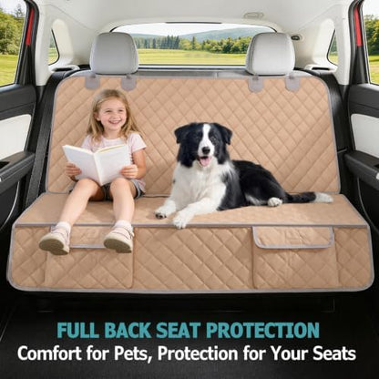 Bark Lover Dog Car Seat Cover for Back Seat Waterproof Backseat Protector - Image 6