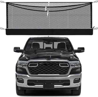 3-Layer Cargo Net for Dodge RAM1500/2500/3500 2019-2026, Zoned Storage Use by MakeLifeBetter