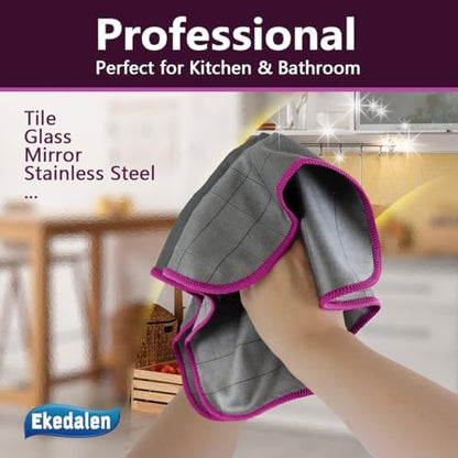 Ekedalen Microfiber Cleaning Cloth Lint Free Glass Polish - Image 4
