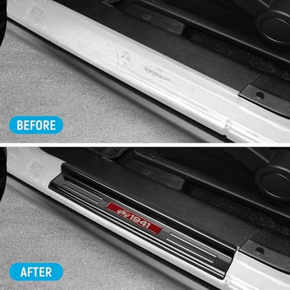 ZZEQYG 2 Pcs Stainless Steel Door Sill Protector Compatible - Image 2