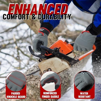 HANDLANDY Work Gloves for Men & Women, Utility Mechanic Working Gloves Touch - Image 3