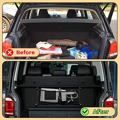 Frienda 4 Pcs Small Cargo Net Boat Storage Mesh Netting, 29 X 9.8 Inches - Image 4