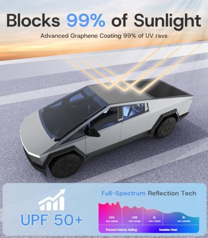 Sunshade Roof for Tesla Cybertruck Accessories 2023-2026 - Image 3