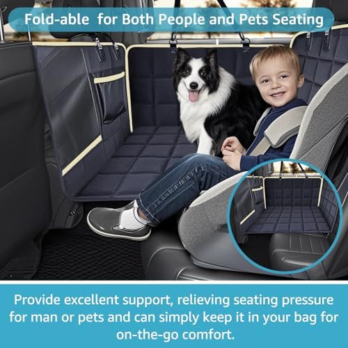 Lassie Dog Car Seat Covers for Back Seat, Waterproof Dog Car Hammock - Image 5
