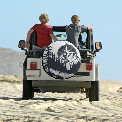 Heavy Duty Spare Tire Cover Mountains - Image 6