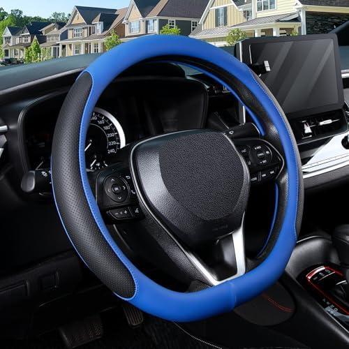 SEG Direct D Shaped Steering Wheel Cover 14.5-15 inch by SEGDirect