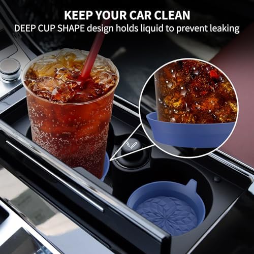 ME.FAN Car Cup Coasters Silicone Cars Coasters - Image 3