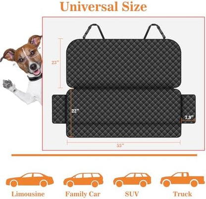 Meolsaek Dog Car Seat Cover Back Seat, Waterproof Nonslip Seat Protector - Image 5
