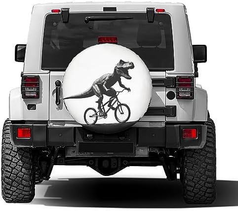Dinosaur Moon Spare Tire Cover Dust-Proof Wheel Tire Cover Fit Trailer - Image 2