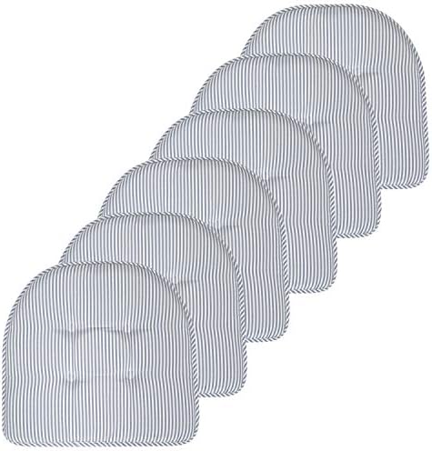 Sweet Home Collection Chair Cushion Memory Foam Pads Tufted Slip Non Skid by SweetHomeCollection