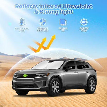 Canvcle Sunshades for 2024-2025 2026 Honda Prologue Accessories Windshield Sun - Image 2