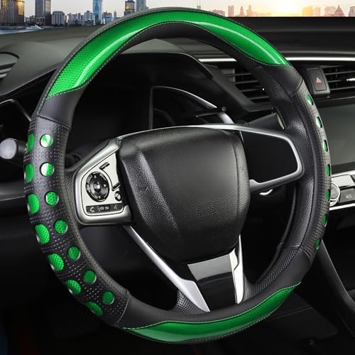 PU Leather Car Steering Wheel Cover by Unknown