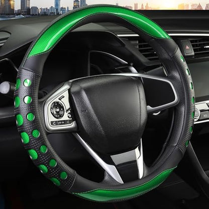PU Leather Car Steering Wheel Cover by Unknown