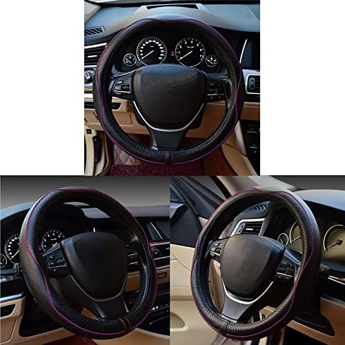 ESEWALAS Universal Car Steering Wheel Cover, Anti-Slip Leather Steering Wheel - Image 5