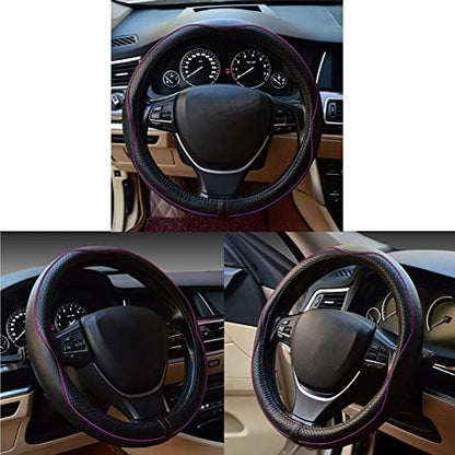 ESEWALAS Universal Car Steering Wheel Cover, Anti-Slip Leather Steering Wheel - Image 5