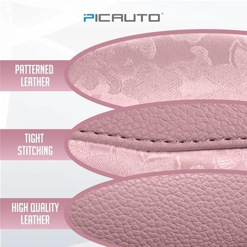PIC AUTO Steering Wheel Cover, Universal Fit 14.5"–15.5" D-Shape Steering Cover - Image 4