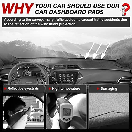 Autorder Dashboard Cover Mat for 2021-2025 2026 Chevrolet Trailblazer - Image 2