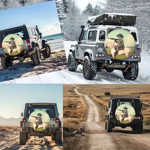 Funny Cat Hunting Spare Tire Cover - Image 7