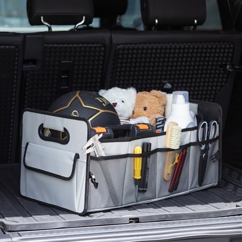 JiatuA Car Trunk Organizer, Collapsible Car Organizers and Storage Grey - Image 3