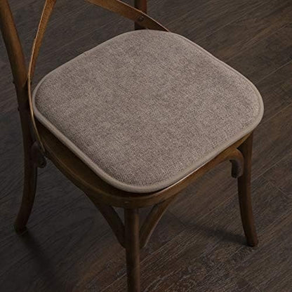 Sweet Home Collection Chair Cushion Memory Foam Pads Honeycomb Pattern Slip Non - Image 5