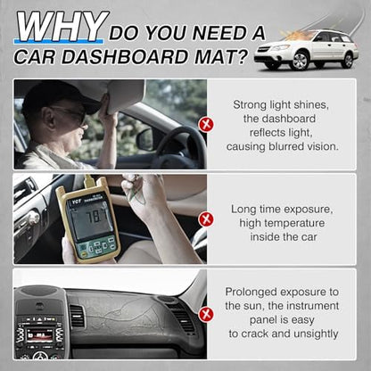 CARTIST Dash Cover for 2005-2009 Subaru Outback Accessories Dashboard Cover Mat - Image 3