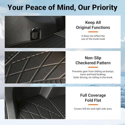 powoq Cargo Mat Trunk Mat Compatible - Image 5