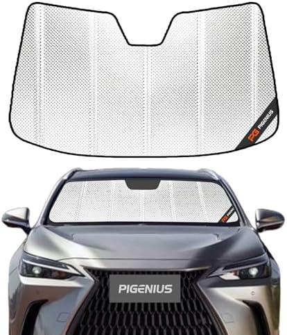Pigenius Windshield Sun Shade for Lexus NX250, NX450h+ 2022-2025. Reflective by Pigenius