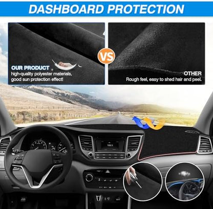CARTIST Dash Cover for Hyundai Tucson 2016-2018 Dashboard Cover Mat - Image 5