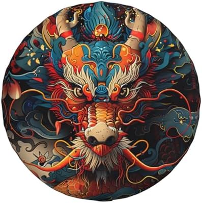 Dragon Spare Tire Cover Weatherproof Universal Wheel Protectors Wheel Covers - Image 2