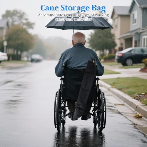 Cane Storage Bags with Adjustable Strap Design, Portable Walking Aid Storage Bag - Image 6