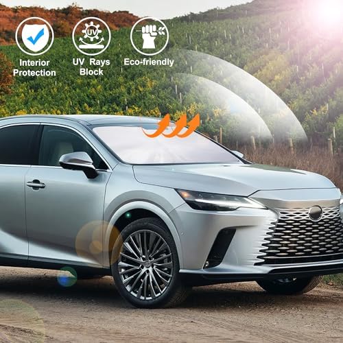 Windshield Sun Shade for 2023-2025 2026 Lexus RX Accessories - Image 6
