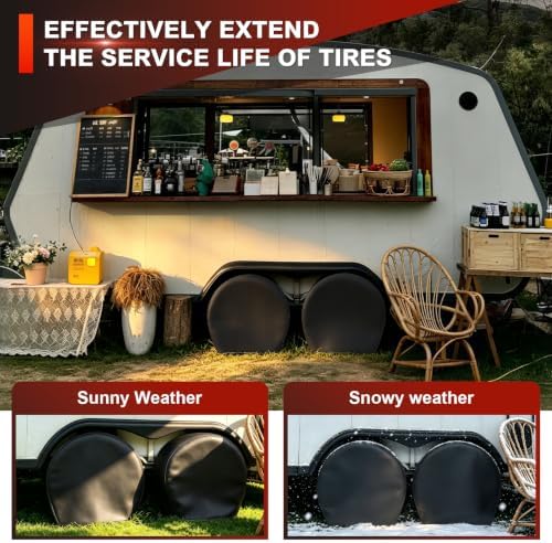 Explore Land Tire Covers 4 Pack Fit Tire Diameters 29-31.75 inch - Image 5
