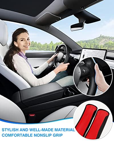 Canvcle Steering Wheel Cover for 2016-2026 Telsa Model 3/Y Highland/Juniper - Image 3