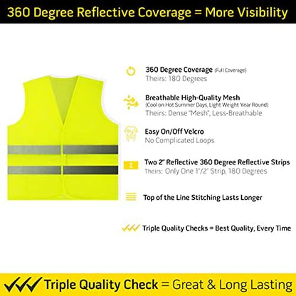 PeerBasics Safety Vests 5 Pack - Image 2