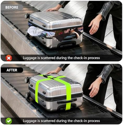 BILIONE Cross Luggage Straps and Luggage Tags Set - Image 5