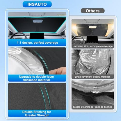 INSAUTO Custom Fit Windshield Sun Shade - Image 5