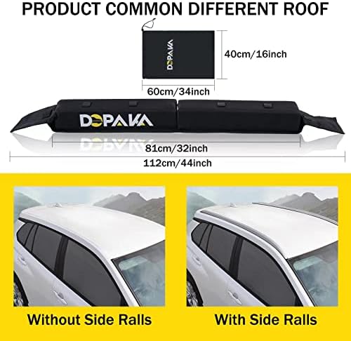 Kayak Roof Racks, Soft Roof Rack Pads, Universal Car Roof Rack - Image 3
